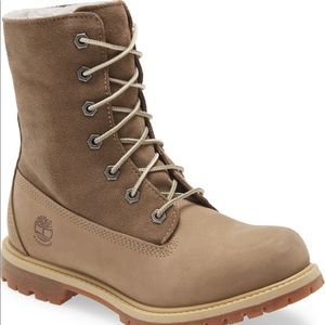 Timberland Women's Jayne Waterproof Teddy Fleece Fold Down Fashion Boot